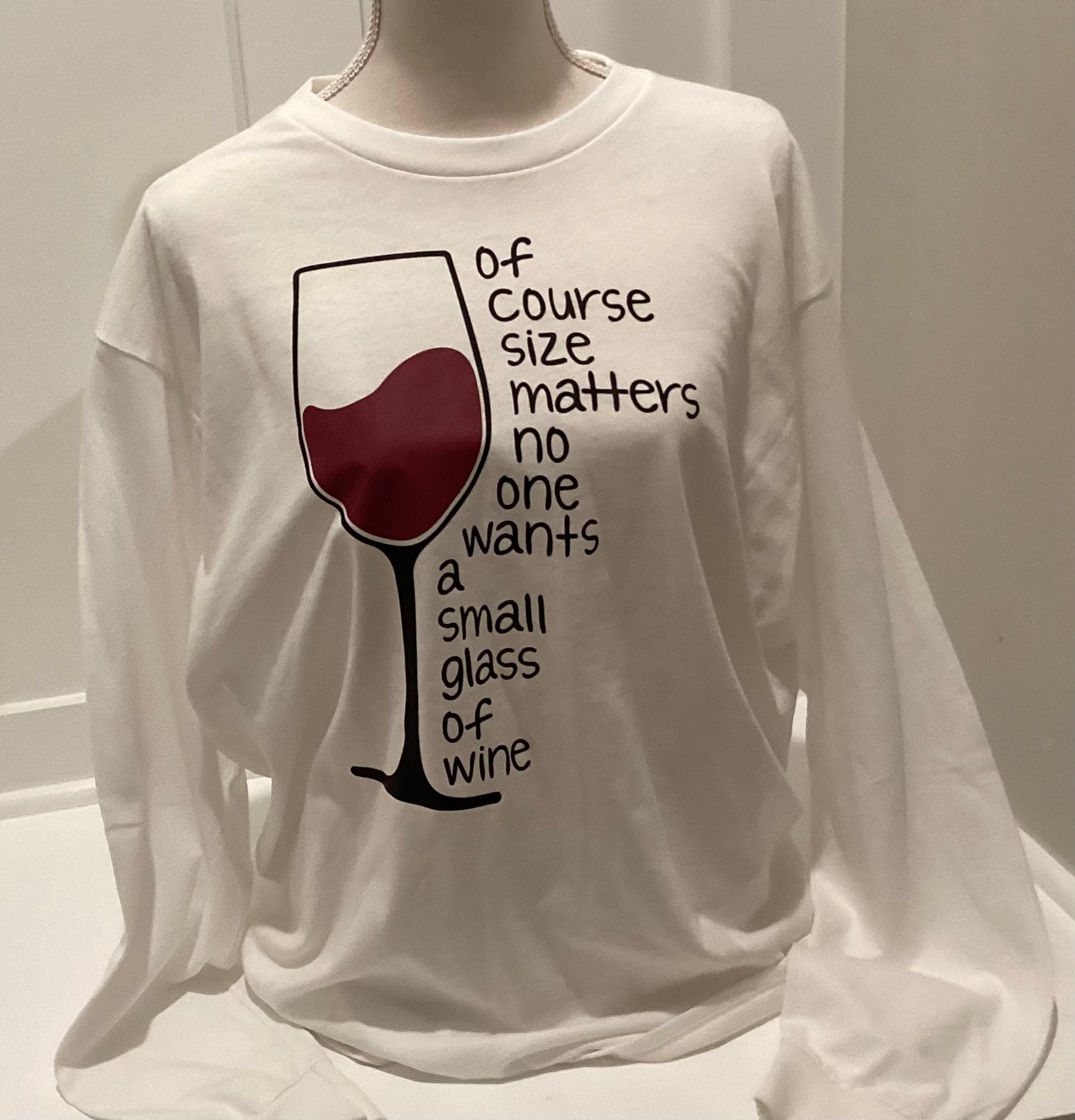 Of course size matters - Long sleeve Tee Shirt