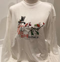 Dancing snowman and snowlady - Long sleeved tee shirt
