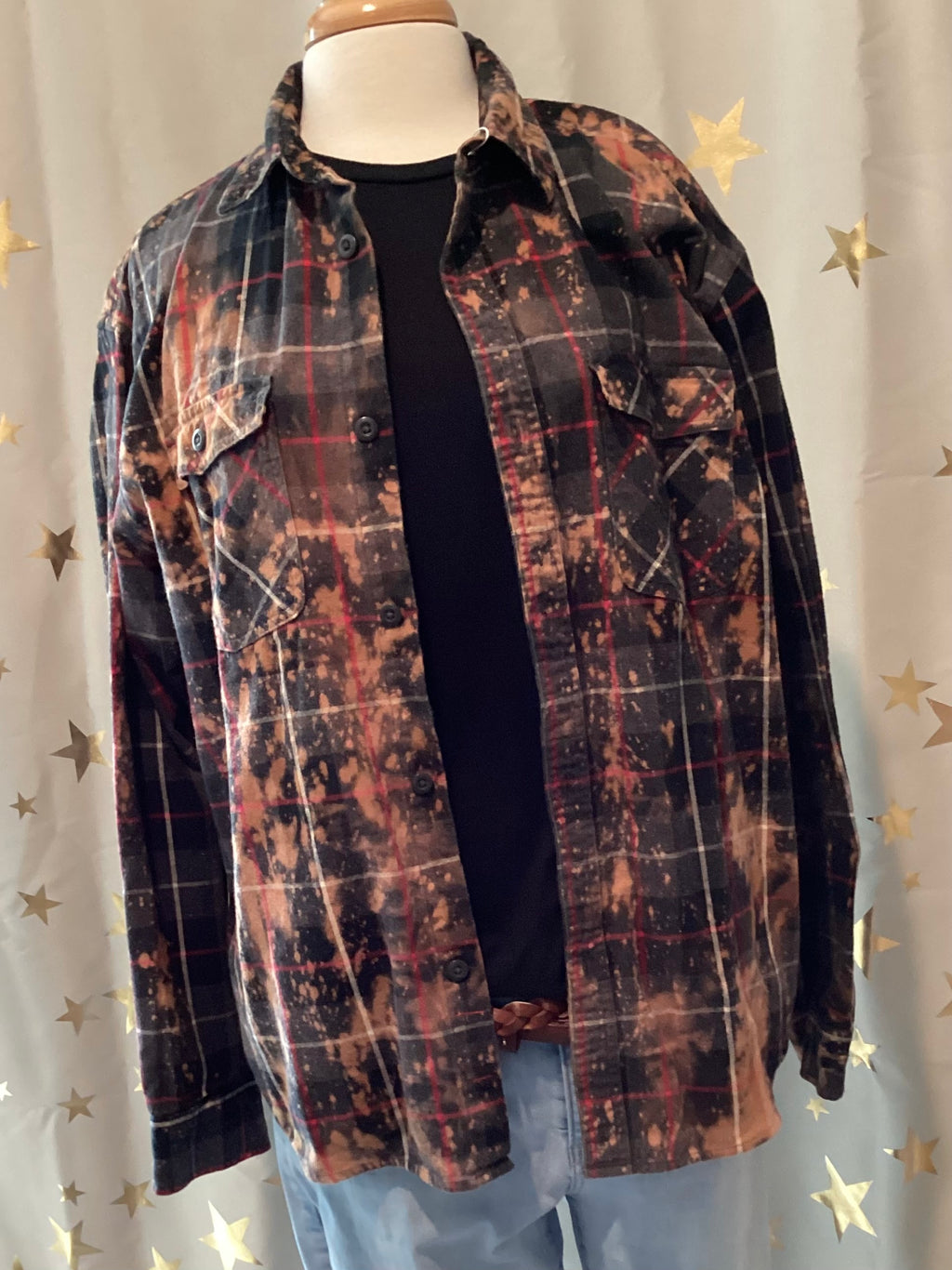 Country Music Hand Bleached Hand Printed Shirt Set