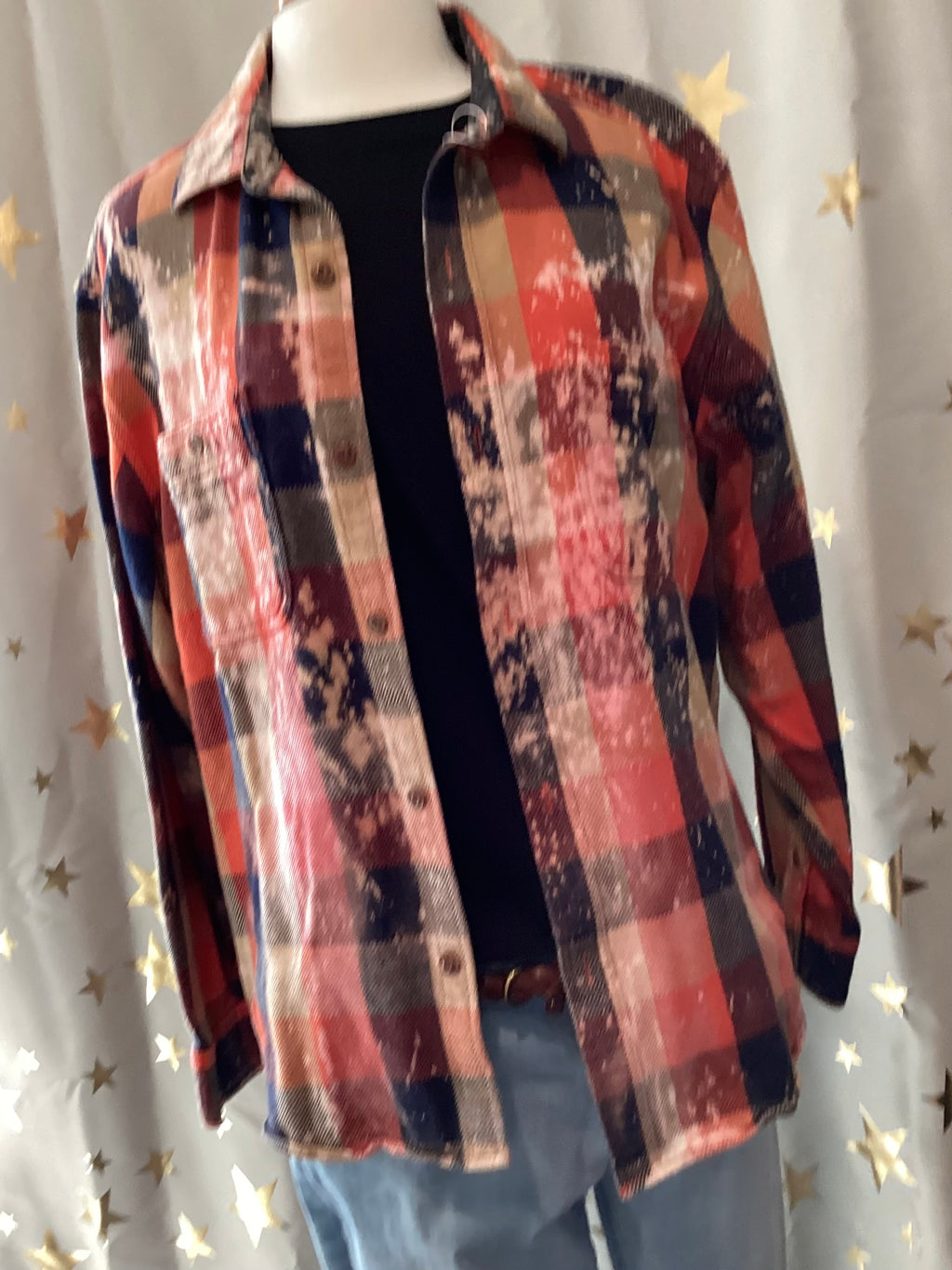 Country Music Hand Bleached Hand Printed Shirt Set