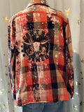 Country Music Hand Bleached Hand Printed Shirt Set